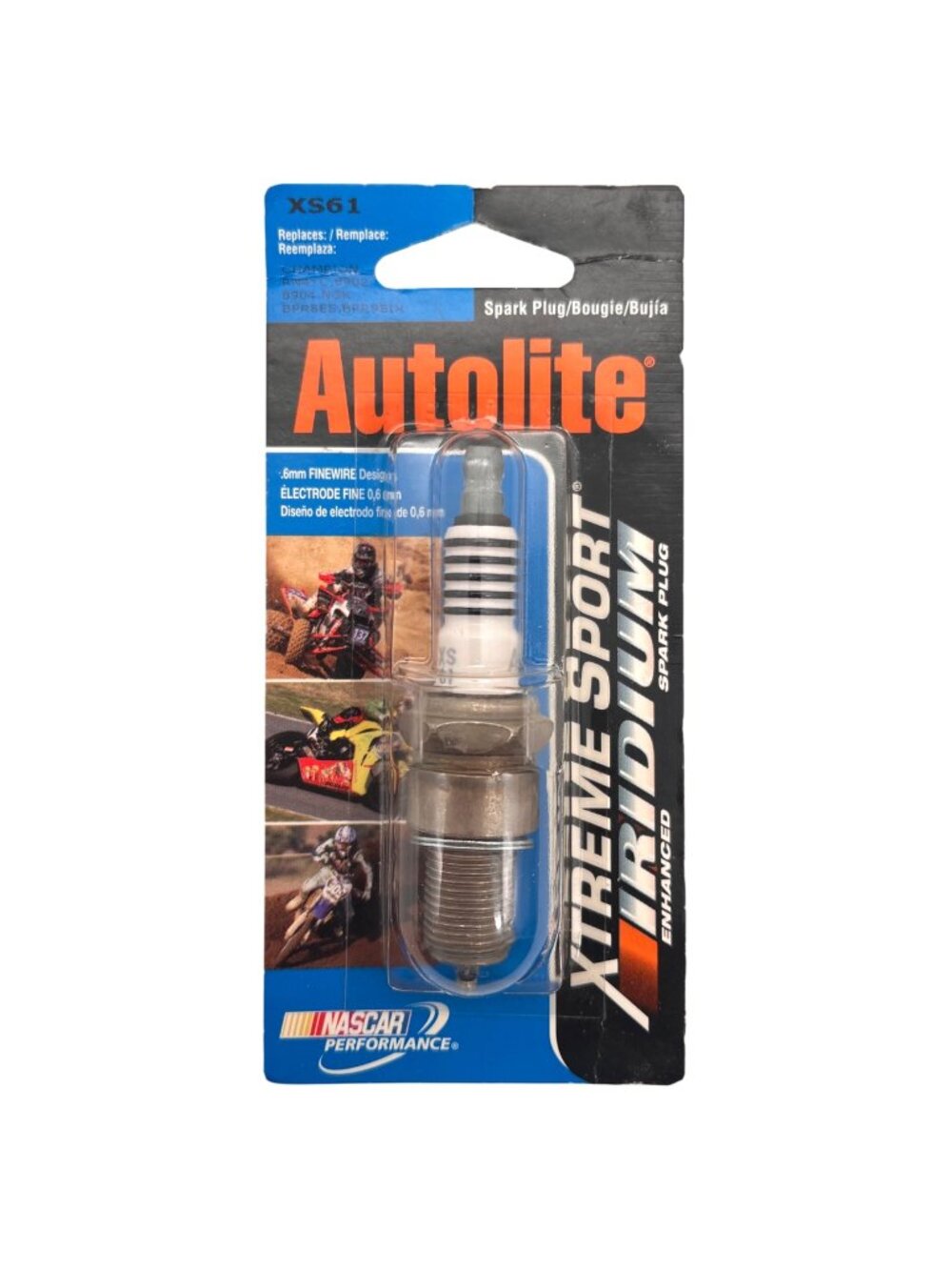 Autolite Xtreme Sport Iridium Enhanced Spark Plug XS61 For Motorcycles ATVs Etc